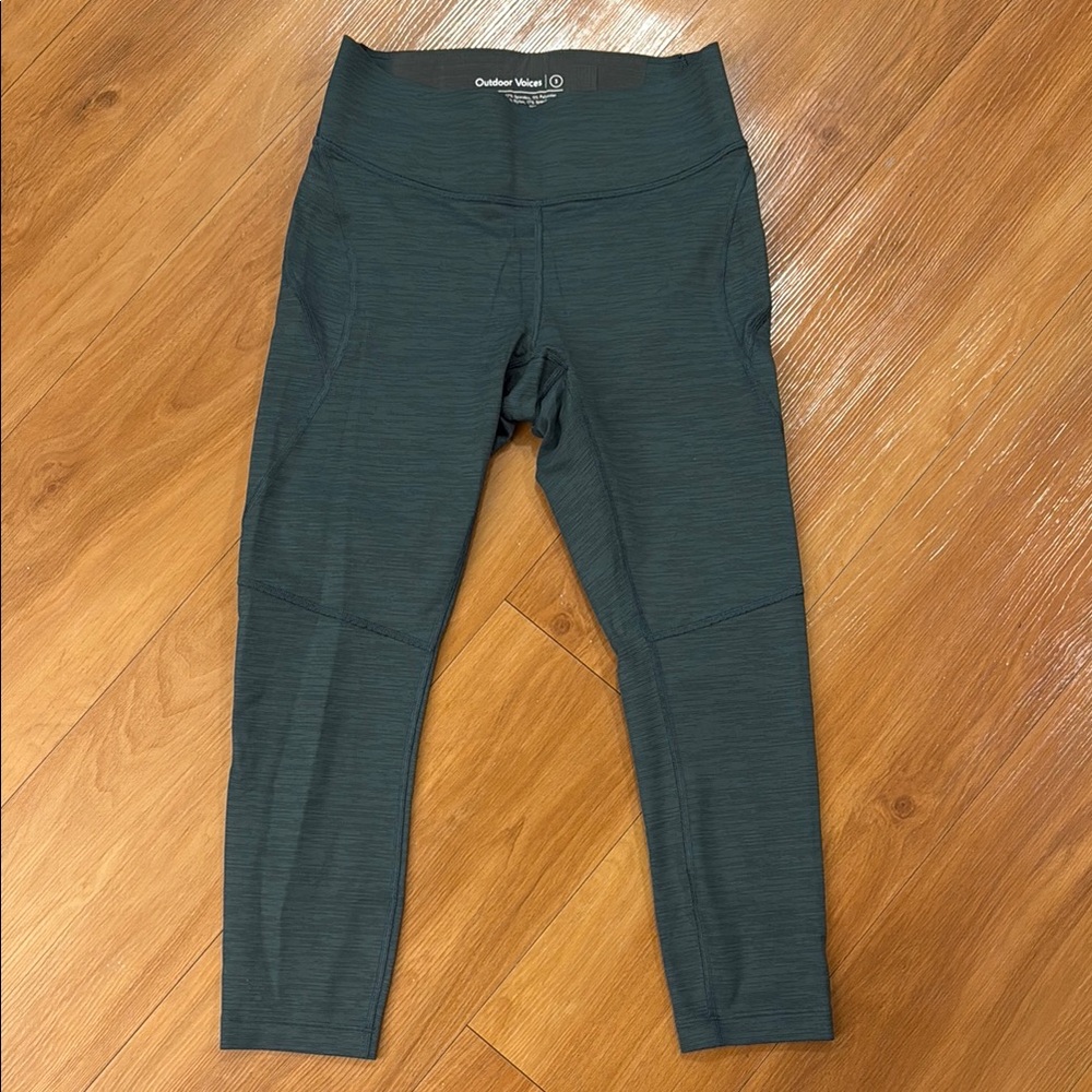 Outdoor Voices Forest Green Leggings